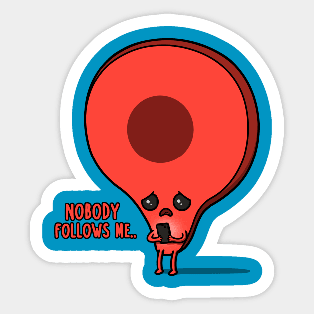 Nobody Follows me..! Sticker by Raffiti